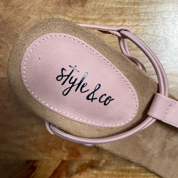 NWOT Style&Co - Mulan Wedge Sandals - Picture 10 of 10